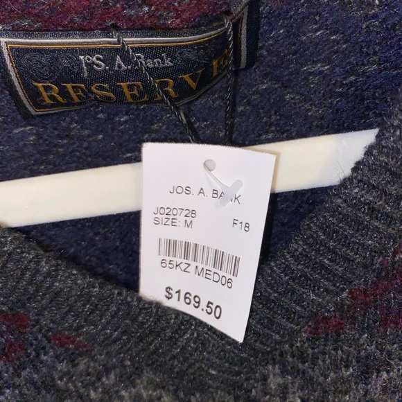 Sweater, Jos A Bank, Brand New with Tags, Medium - Picture 3 of 4
